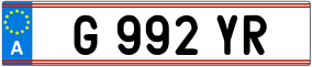 Truck License Plate